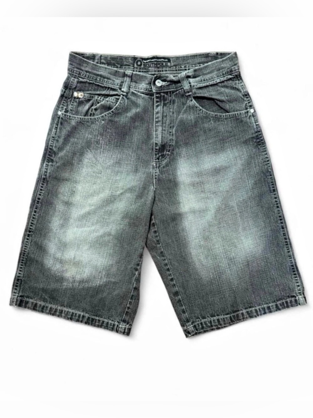 Southpole Denim Long Shorts Gray